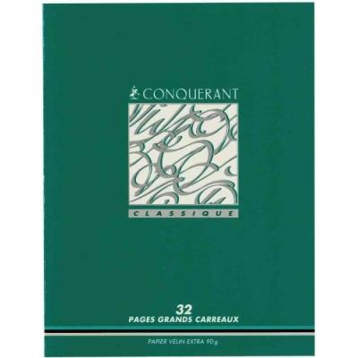 Hamelin - conquerant classique cahier, seyes, 96 feuilles, 240 x 320 mm, couverture laqué 300 g, poids: 90 g, hamelin (1169)