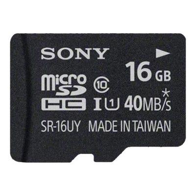Sony SR16UYA - carte mémoire flash - 16 Go - microSDHC UHS-I