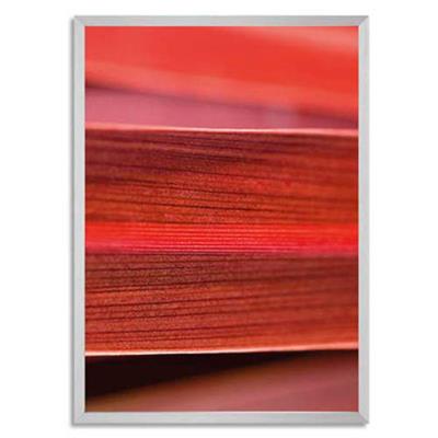 Cadre extra profond Gallery Bold en aluminium anodisé et brossé - L50 x H70 cm argenté