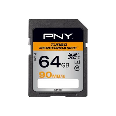 PNY Turbo Performance - flashgeheugenkaart - 64 GB - SDXC UHS-I