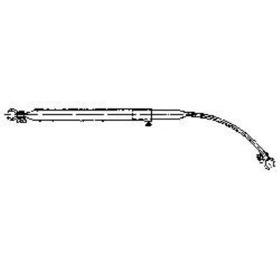 Brunner 610 015 tige de support pour toit de tente acier modèle courbe 22 mm