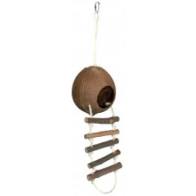Generique Maisonnette Noix De Coco Pour Hamsters, Double, Ø 13 × 100 Cm - Mon Animalerie - Image 3