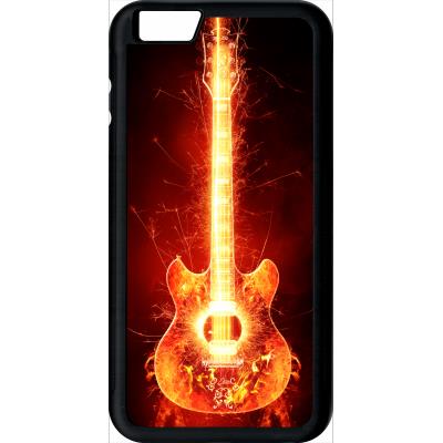 Coque apple iphone 6+ plus blazing guitare