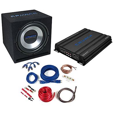 Crunch cbp1000 - Audio amplificateur car (noir, 50-250 HZ, 50-250 HZ, 0-12 dB, A/B, CA, RCA)