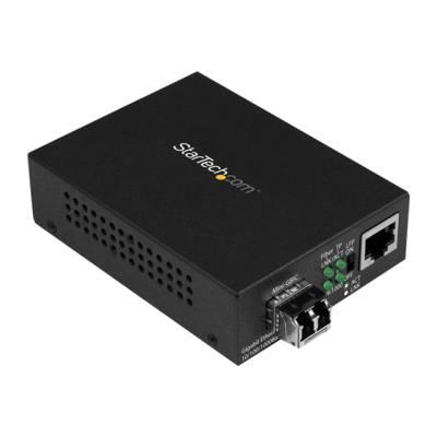 StarTech.com Gigabit ethernet glasvezel media converter - 850nm MM LC - 550m - glasvezel mediaconverter - Ethernet, Fast Ethernet, Gigabit Ethernet