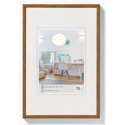 Walther KV015B New Lifestyle Cadre Photo en Plastique, Plastique, Taupe, 20 x 30 cm