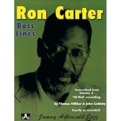 Méthodes et pédagogie AEBERSOLD AEBERSOLD N°006 - RON CARTER BASS LINES CHARLIE PARKER ALL BIRD Contrebasse