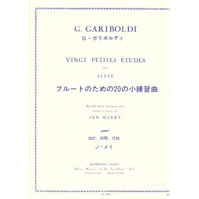 Méthodes et pédagogie LEDUC GARIBOLDI G. - 20 PETITES ETUDES - FLUTE Flute