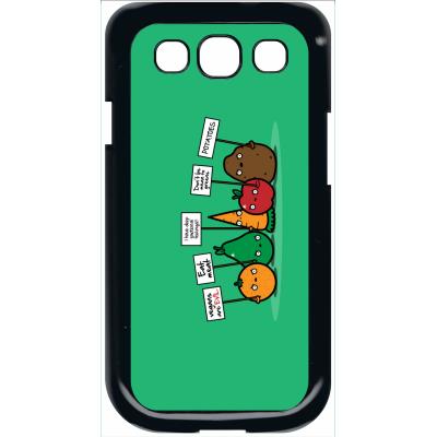 Coque samsung s3 funny vegan c est le mal