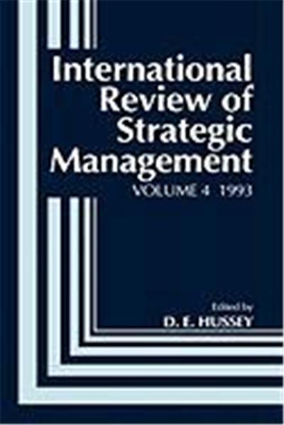 International Review of Strategic Management 1993