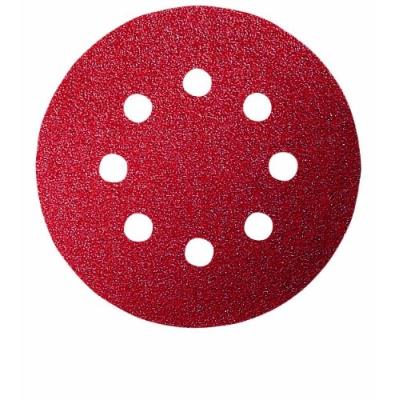 Bosch 2609256A15 Feuilles Abrasives pour Ponceuses Excentriques Diamètre 115 Mm 8 Trous Grain 40 Lot De 5 Feuilles