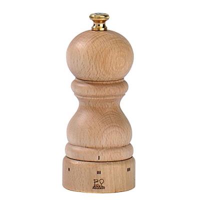 Peugeot - Moulin à sel manuel u'Select en bois couleur naturel 12 cm
