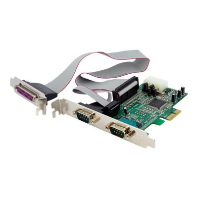 StarTech.com 2S1P Native PCI Express Parallele Seriële Combokaart met 16550 UART - parallelle/seriële adapter