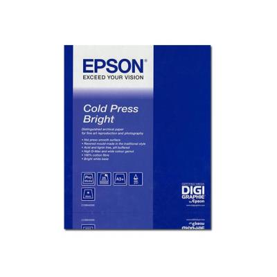 Epson Fine Art Cold Press Bright - papier chiffon coton lisse recto verso - 1 rouleau(x)