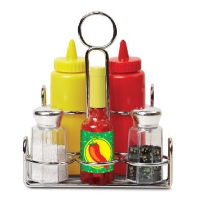 Set de condiments pour dinette Bernard