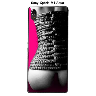 Coque Sony Xpéria M4 Aqua - Bondage dos - 8