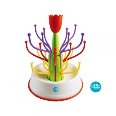 Egoutte biberons en forme de Tulipe