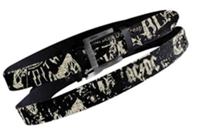AC/DC ceinture tissu Full Print