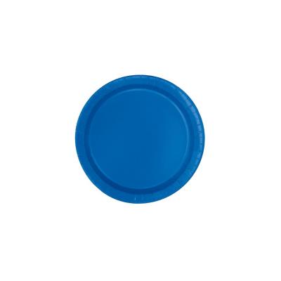 Assiettes à dessert bleues (x20)