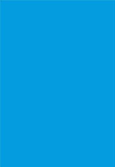 Paquet de 25 cartes pliées Pollen 111x158mm Bleu Turquoise 210g