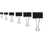 Rapesco - Lot De 10 Pinces à Papier Solides 70 Mm - Noir