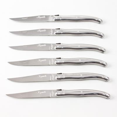 Laguiole Jean Dubost - 98/13650 - Coffret 6 Couteaux Table Tout Inox