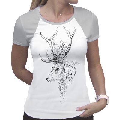 ABYstyle - Harry Potter - T-Shirt - Patronus - Blanc & Gris - Femme (XL)