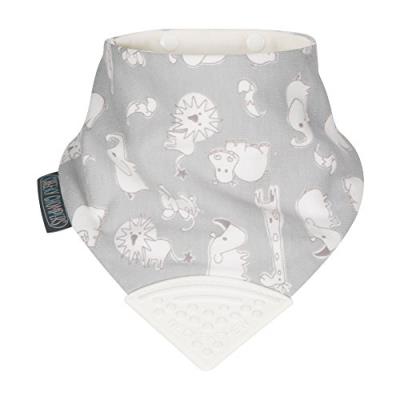 Cheeky chompers chewy & co bandana anneau de dentition amis gris