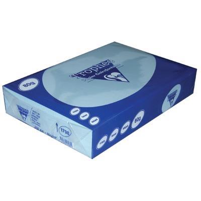 Clairefontaine trophee lot de 5 ramette de 500 feuilles papier couleur 80 g a4 jaune soleil 1877