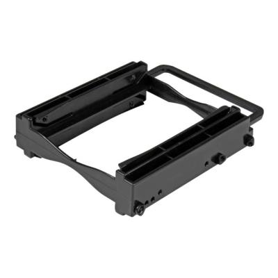 StarTech.com Dual 2.5 SSD/HDD Mounting Bracket- 3.5 Drive Bay -Tool-Less - storage bay adapter
