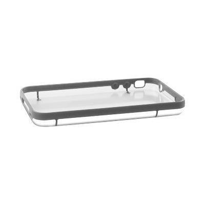 MARWARE DuoShell - Beschermhoes voor mobiele telefoon - polycarbonaat, rubber - grijs, wit - voor Apple iPhone 4, 4S