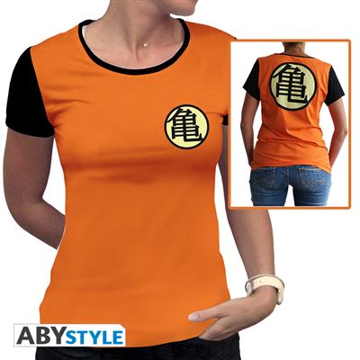 DRAGON BALL - T-Shirt Kame Symbol femme MC orange - premium (S)
