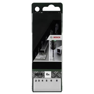 Bosch Accessories 2609255029 Jeu de forets m&eacute;tal HSS-R 6 pi&egrave;ces