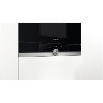 Siemens iQ700 BF634RGS1 - Four micro-ondes monofonction - intégrable - 21 litres - 900 Watt - inox