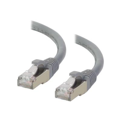 C2G Cat6a Booted Shielded (STP) Network Patch Cable - verbindingskabel - 20 m - grijs