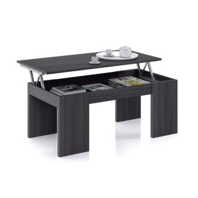 KENDRA table basse grise plateau relevable