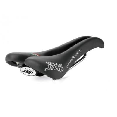 Smp drakon selle avec rails en acier inoxydable noir noir