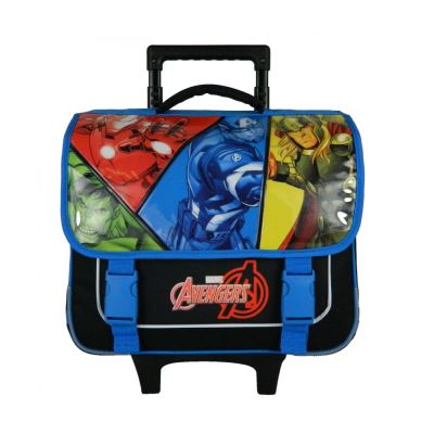 Cartable à roulettes 38cm Avengers Bleu Marvel