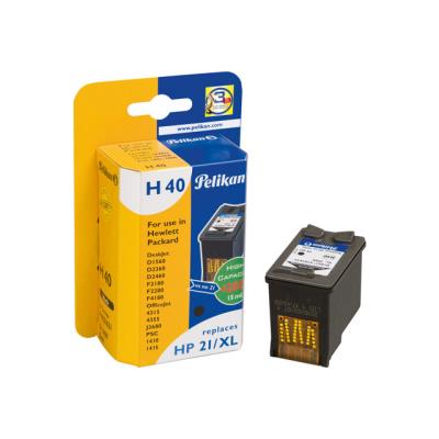 Pelikan H40 - zwart - inktcartridge (alternative for: HP 21)