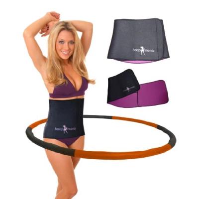 Hoopomania hm-l gaine de protection pour hula hoop rose noir taille l