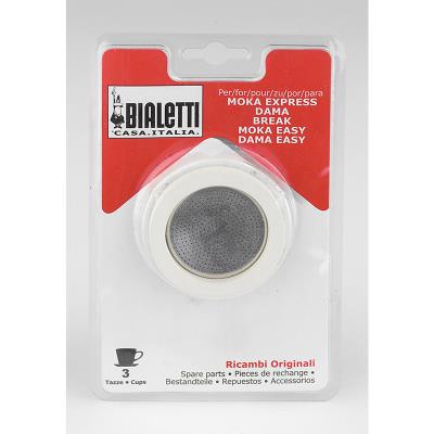bialetti 3 joints + 1 filtre 3 tasses 0109742