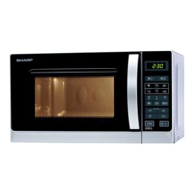 Sharp R-642(IN)W - magnetron met grill - vrijstaand - zilver