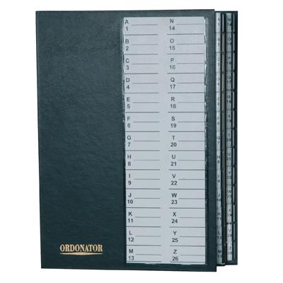 Claircell - Trieur Plastique Alphanumerique 26c Noir