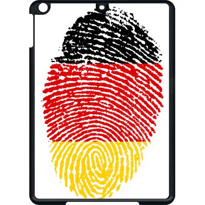 Coque pour apple ipad air empreinte digitale drapeau allemagne germany