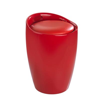 Tabouret de salle de bain candy red - rouge