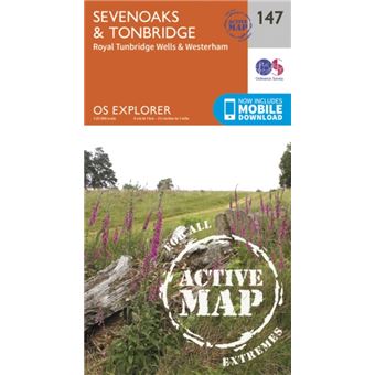 Os Explorer Map Active (147) Sevenoaks And Tonbridge (Os Explorer ...