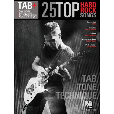 Tab+ 25 Top Hard Rock Songs Tab Tone Technique Guitar Recorded Version