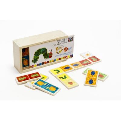 Rainbow Designs Eric Carle HC0934 Very Hungry Caterpillar Wooden Dominoes