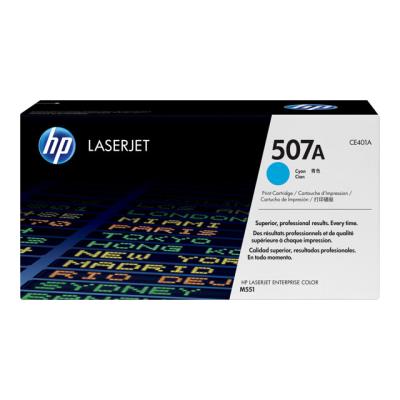 HP 507A - cyaan - origineel - LaserJet - tonercartridge (CE401A)
