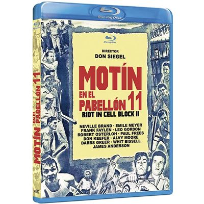 Les révoltés de la cellule 11 (Riot in Cell Block 11) (Blu Ray)